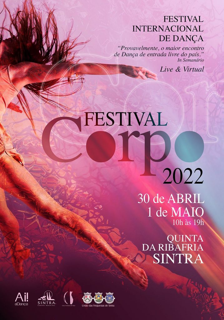 FestivalCorpo.23 reúne milhares à Dança nos dias 29 e 30 abril em Sintra | Live & Streaming
